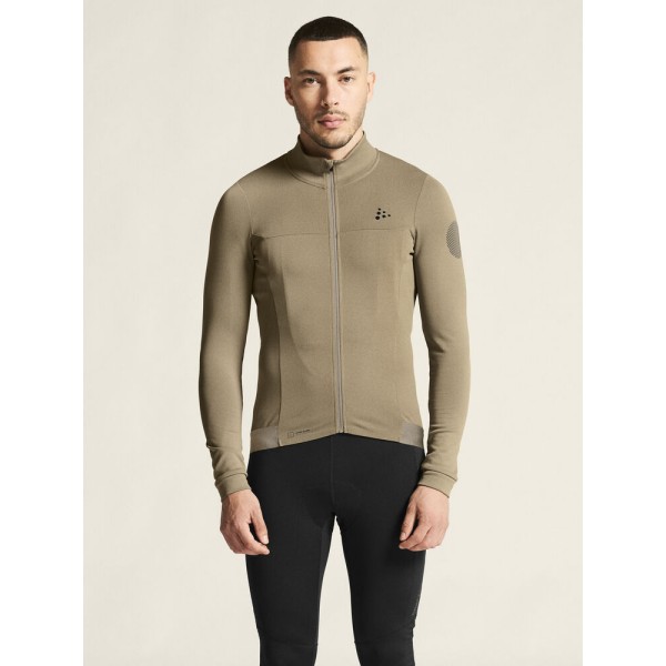 CRAFT MOŠKA KOLESARSKA MAJICA Z DOLGIMI ROKAVI ADV BIKE SUBZ LS JERSEY TAUPE