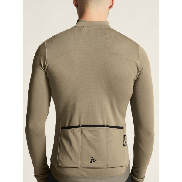 CRAFT MOŠKA KOLESARSKA MAJICA Z DOLGIMI ROKAVI ADV BIKE SUBZ LS JERSEY TAUPE