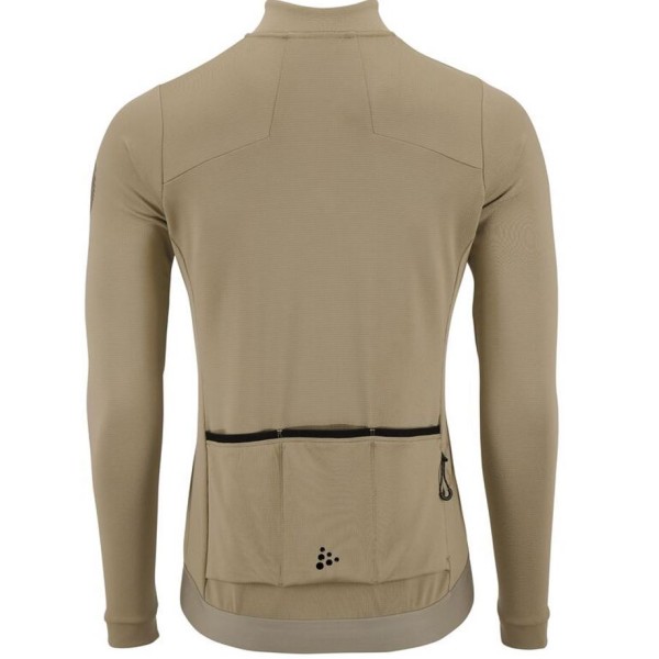 CRAFT MOŠKA KOLESARSKA MAJICA Z DOLGIMI ROKAVI ADV BIKE SUBZ LS JERSEY TAUPE