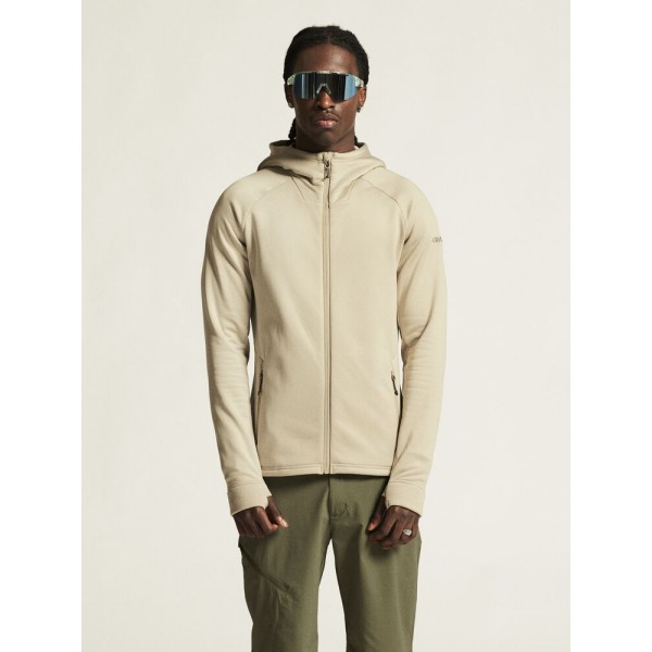CRAFT MOŠKA DEBELEJŠA TEHNIČNA  FLIS JOPICA S KAPUCO ADV EXPLORE POWER FLEECE HOOD JKT HAY