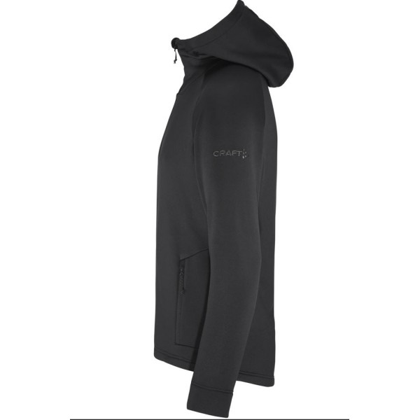 CRAFT MOŠKA DEBELEJŠA TEHNIČNA  FLIS JOPICA S KAPUCO ADV EXPLORE POWER FLEECE HOOD JKT BLACK