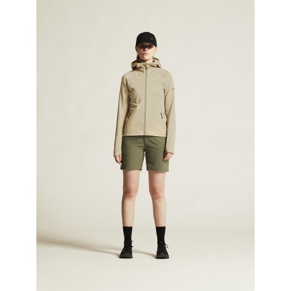 CRAFT ŽENSKA DEBELEJŠA TEHNIČNA FLIS JOPICA S KAPUCO ADV EXPLORE POWER FLEECE HOOD JKT HAY