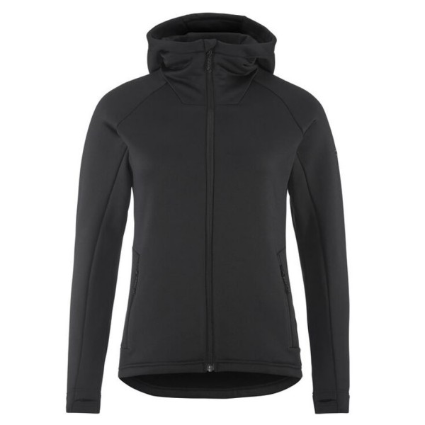 CRAFT ŽENSKA DEBELEJŠA TEHNIČNA FLIS JOPICA S KAPUCO ADV EXPLORE POWER FLEECE HOOD JKT BLACK