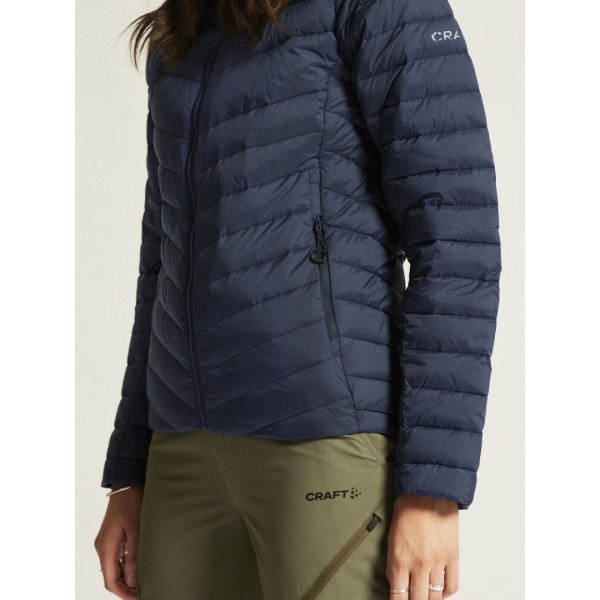 CRAFT ŽENSKA LAHKA PUHOVKA IZ PRAVEGA PUHA ADV EXPLORE LIGHT DOWN JACKET TEMNO MODRA BLAZE