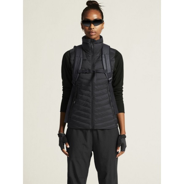 CRAFT ŽENSKI LAHEK BREZROKAVNIK IZ PRAVEGA PUHA ADV EXPLORE LIGHT DOWN VEST BLACK