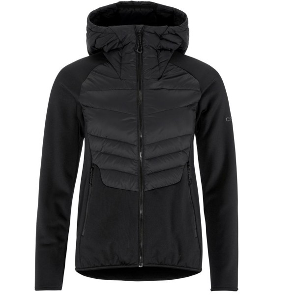 CRAFT ŽENSKA JAKNA S PRAVIM PUHOM ADV EXPLORE LIGHT DOWN HYBRID JACKET BLACK