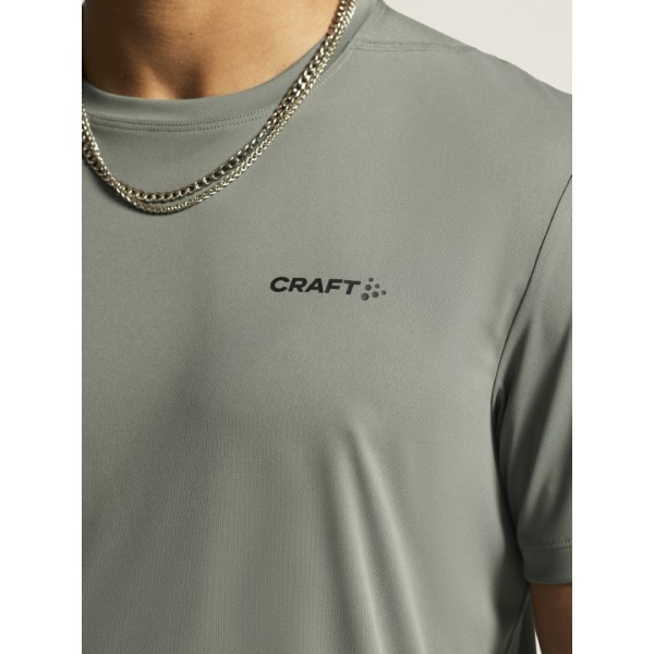 CRAFT MOŠKA MAJICA S KRATKIMI ROKAVI CORE ESSENCE SS TEE 2  SIVO-ZELENA LEAF