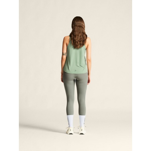 CRAFT ŽENSKA MAJICA BREZ ROKAVOV CORE ESSENCE SINGLET 2 SVETLO ZELENA GLACIAL