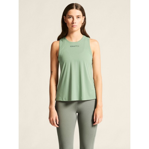 CRAFT ŽENSKA MAJICA BREZ ROKAVOV CORE ESSENCE SINGLET 2 SVETLO ZELENA GLACIAL
