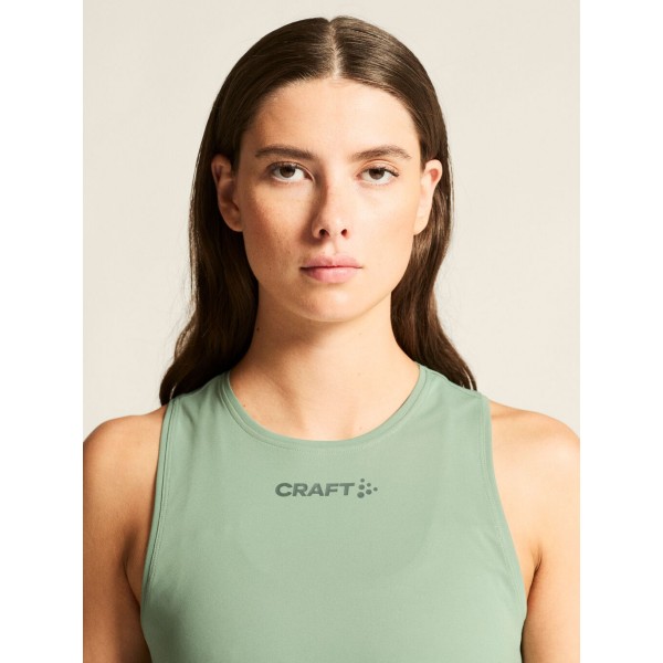 CRAFT ŽENSKA MAJICA BREZ ROKAVOV CORE ESSENCE SINGLET 2 SVETLO ZELENA GLACIAL