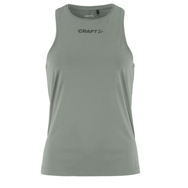 CRAFT ŽENSKA MAJICA BREZ ROKAVOV CORE ESSENCE SINGLET 2 SIVO-ZELENA LEAF