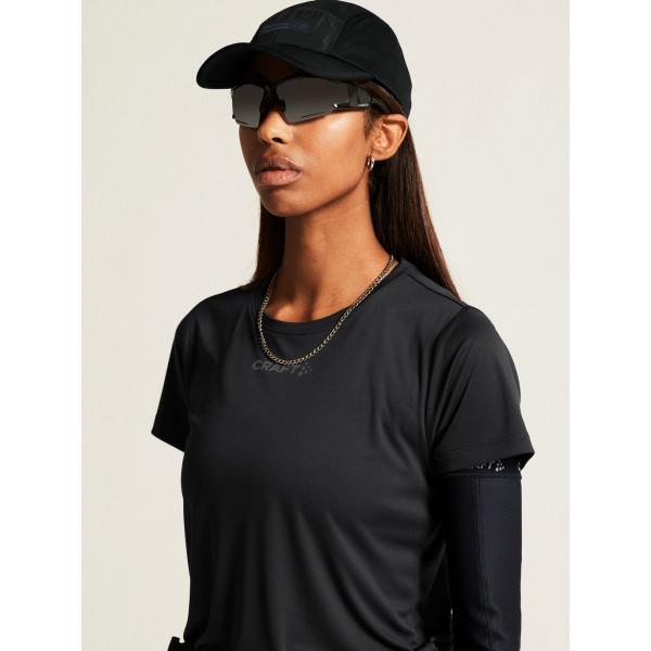 CRAFT ŽENSKA MAJICA S KRATKIMI ROKAVI CORE ESSENCE SS TEE ČRNA BLACK