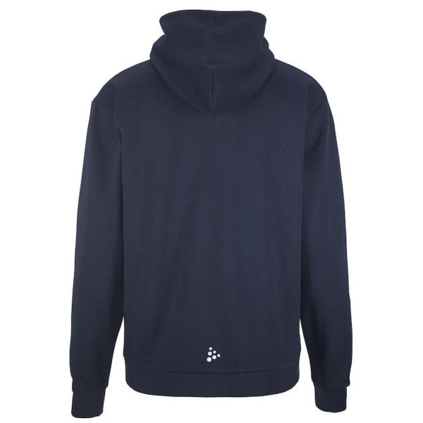 CRAFT MOŠKA BOMBAŽNA JOPICA Z ZADRGO LOGO FZ HOODIE NAVY