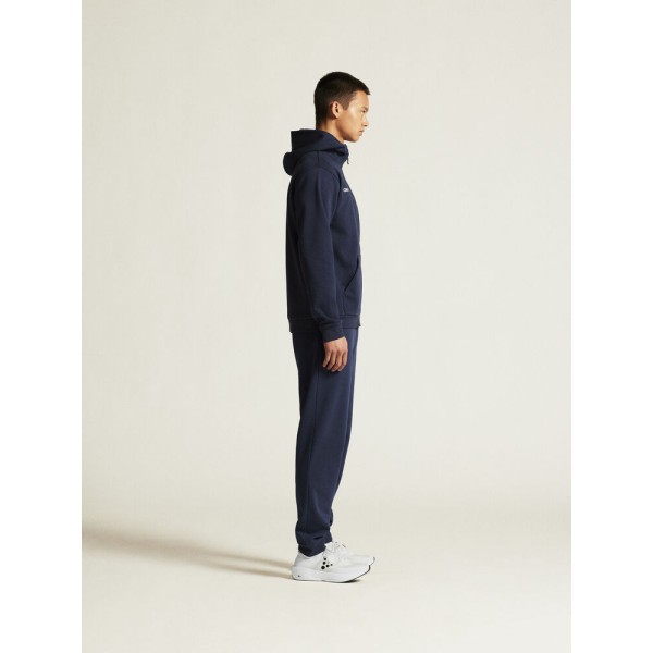 CRAFT MOŠKA BOMBAŽNA JOPICA Z ZADRGO LOGO FZ HOODIE NAVY