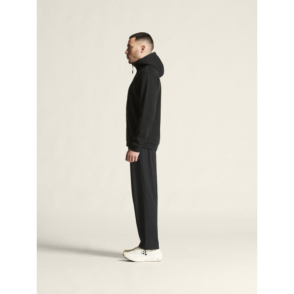 CRAFT MOŠKA BOMBAŽNA JOPICA Z ZADRGO LOGO FZ HOODIE ČRNA BLACK