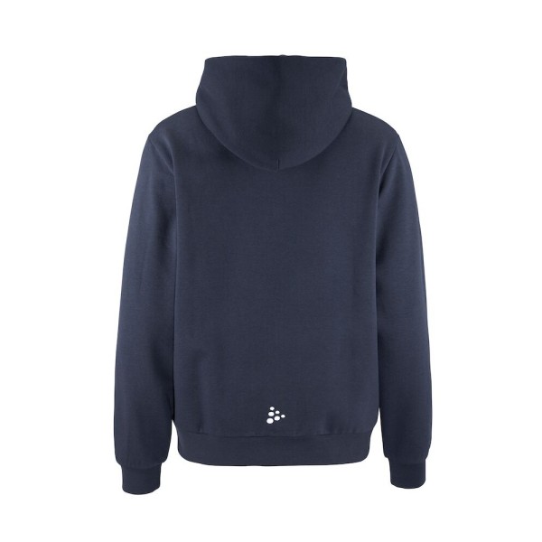 CRAFT ŽENSKA BOMBAŽNA JOPICA Z ZADRGO LOGO FZ HOODIE NAVY
