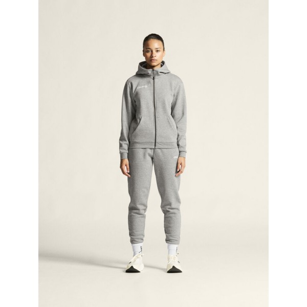 CRAFT ŽENSKE DOLGE BOMBAŽNE HLAČE COMMUNITY 2.0. PANTS GREY MELANGE