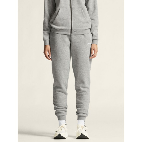 CRAFT ŽENSKE DOLGE BOMBAŽNE HLAČE COMMUNITY 2.0. PANTS GREY MELANGE