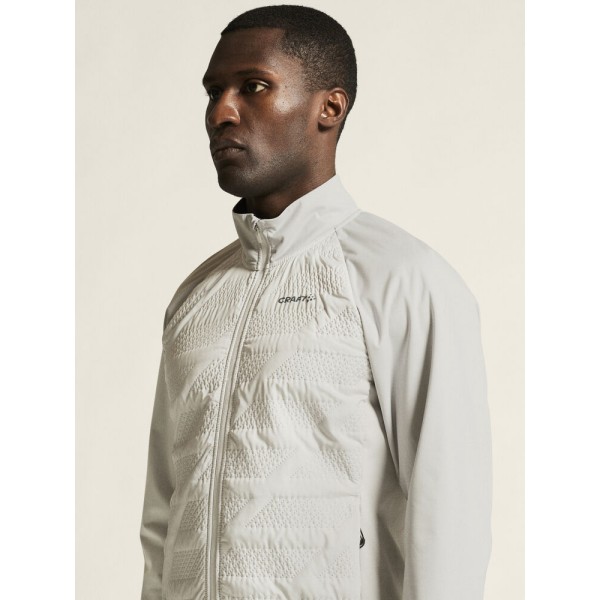 CRAFT MOŠKA VODOODPORNA JAKNA ADV NORDIC TRAINING SPEED JACKET 2 SIVO-BELA CLOUD - TEK NA SMUČEH