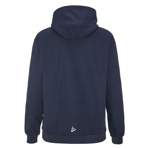 CRAFT MOŠKI BOMBAŽEN PULOVER LOGO HOODIE TEMNO MODRA NAVY