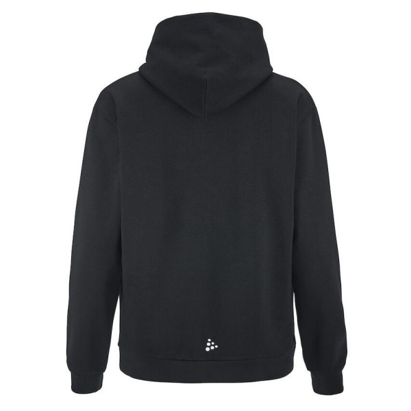 CRAFT MOŠKI BOMBAŽEN PULOVER LOGO HOODIE ČRNA BLACK