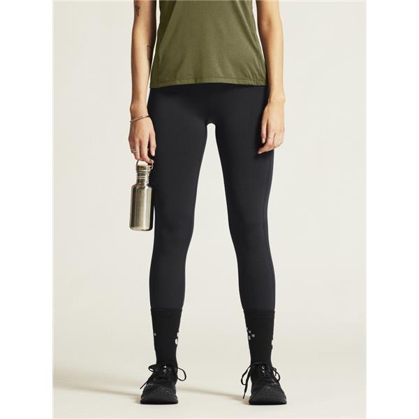 CRAFT ŽENSKE ZIMSKE DEBELEJŠE DOLGE PAJKICE CORE ESSENCE WARM TIGHTS BLACK