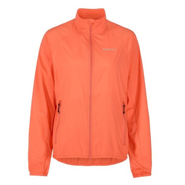CRAFT ŽENSKA JAKNA/VETROVKA CORE ESSENCE WIND JACKET KORALNO ORANŽNA TRACE