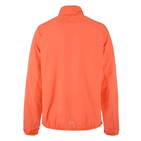 CRAFT ŽENSKA JAKNA/VETROVKA CORE ESSENCE WIND JACKET KORALNO ORANŽNA TRACE