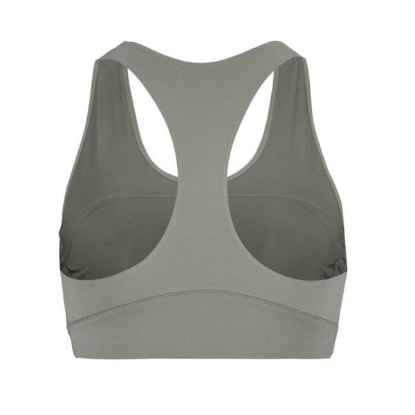 CRAFT PODLOŽEN ŽENSKI ŠPORTNI MODRČEK COLLECTIVE PADDED SPORTSBRA SIVO-ZELENA  LEAF