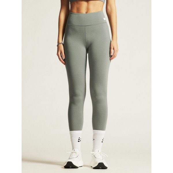 CRAFT PODLOŽEN ŽENSKI ŠPORTNI MODRČEK COLLECTIVE PADDED SPORTSBRA SIVO-ZELENA  LEAF