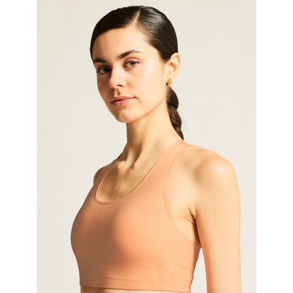 CRAFT ŽENSKI ŠPORTNI PODLOŽEN NEDRČEK ADV COLLECTIVE PADDED SPORTSBRA MARELIČNA APRICOT