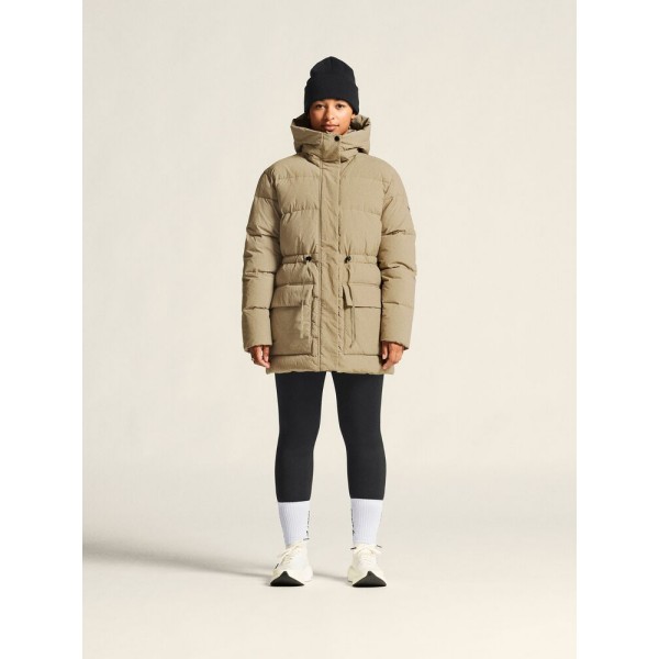 CRAFT ŽENSKA TOPLA DEBELA PUHOVKA IZ PRAVEGA PUHA URBAN DOWN PUFFER JKT TAUPE
