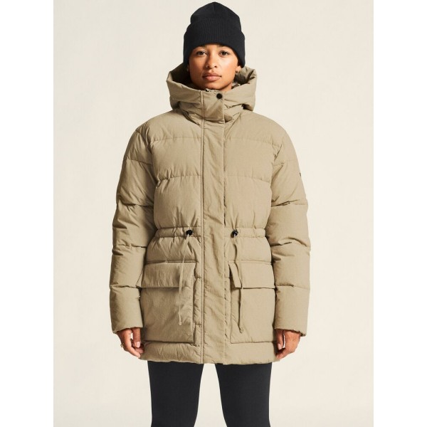 CRAFT ŽENSKA TOPLA DEBELA PUHOVKA IZ PRAVEGA PUHA URBAN DOWN PUFFER JKT TAUPE