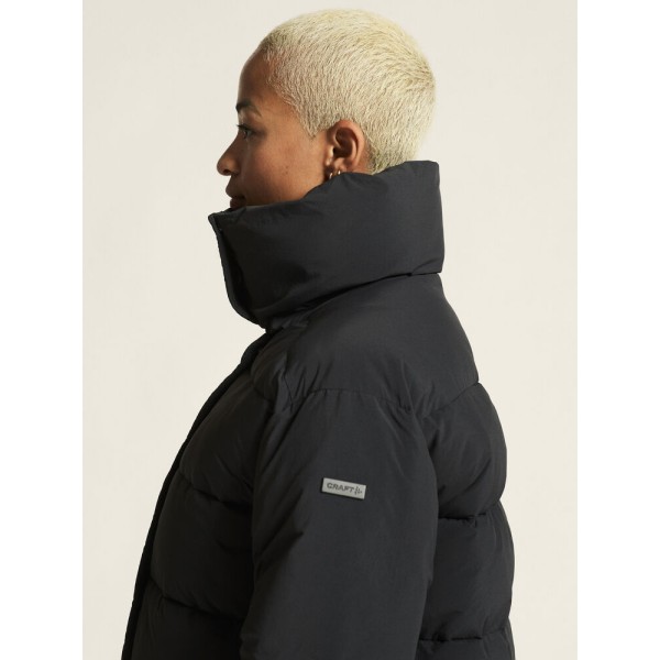 CRAFT ŽENSKI DOLG TOPLO PODLOŽEN ZIMSKI PLAŠČ URBAN LONG PADDED COAT BLACK