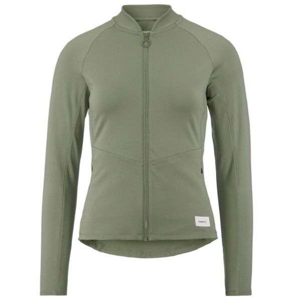 CRAFT ŽENSKA TEHNIČNA JOPICA Z ZADRGO COLLECTIVE ZIP SWEATER LEAF