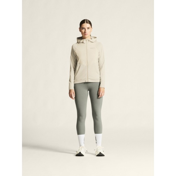 CRAFT ŽENSKE DOLGE TOPLE ZIMSKE PAJKICE ADV ESSENCE WARM TIGHTS 3 SIVO-ZELENA LEAF