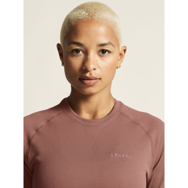 CRAFT ŽENSKA MAJICA Z DOLGIMI ROKAVI ACTIVE COMFORT 2 ROSE BROWN - AKTIVNO PERILO