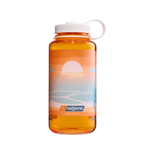 NALGENE FLAŠKA ŠIROKO GRLO 1000ML CLEMENTINE LANDSCAPE SUSNSET SUSTAIN