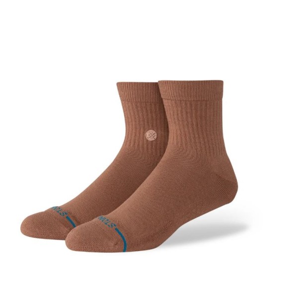 STANCE NOGAVICE ICON QUARTER BROWN