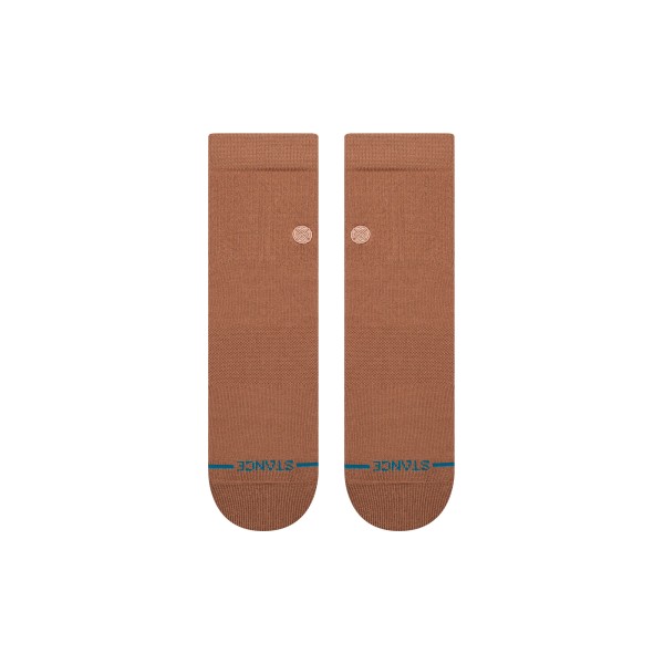 STANCE NOGAVICE ICON QUARTER BROWN