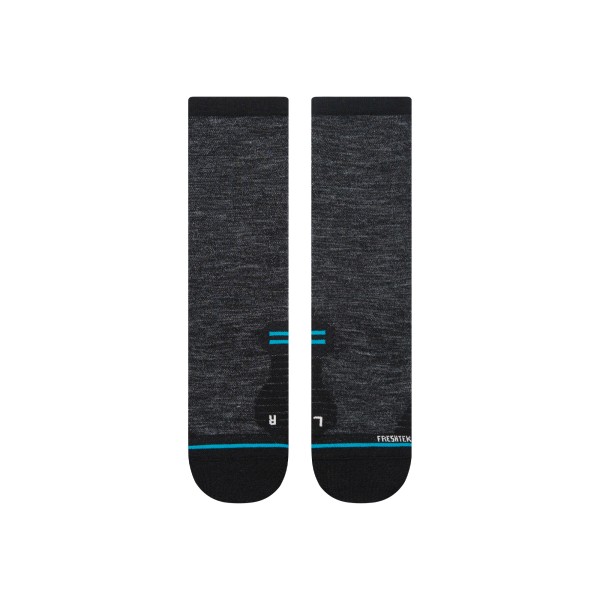STANCE ZIMSKE TANKE VOLNENE TEHNIČNE NOGAVICE RUN LIGHT WOOL CREW BLACK