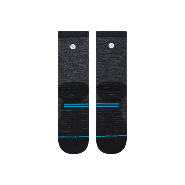 STANCE ZIMSKE TANKE VOLNENE TEHNIČNE NOGAVICE RUN LIGHT WOOL CREW BLACK