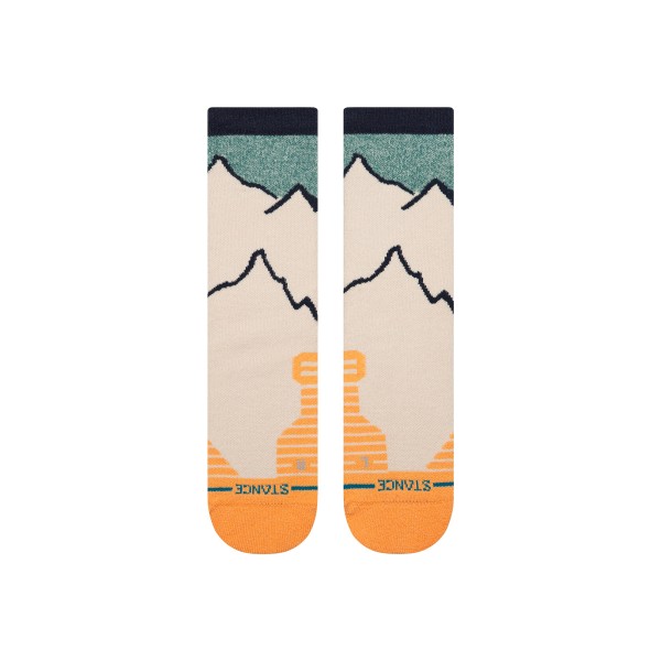 STANCE TEHNIČNE NOGAVICE PEAKING HIKE CREW TAN