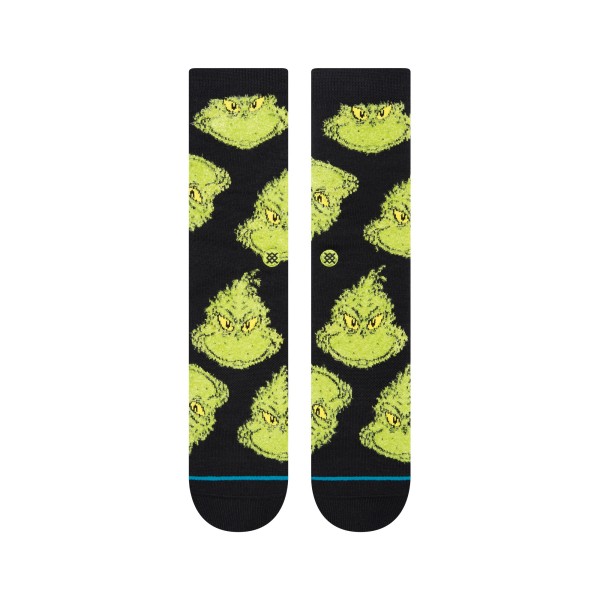 STANCE NOGAVICE GRINCH MEAN ONE CREW BLACK