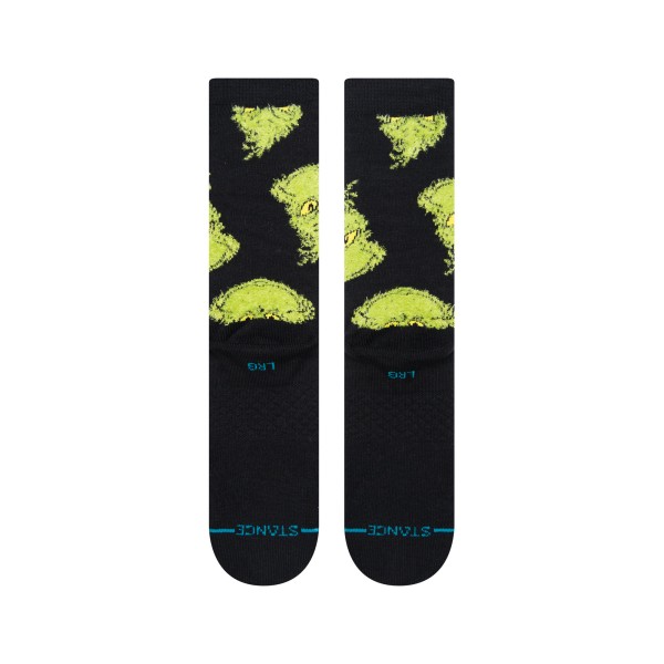 STANCE NOGAVICE GRINCH MEAN ONE CREW BLACK