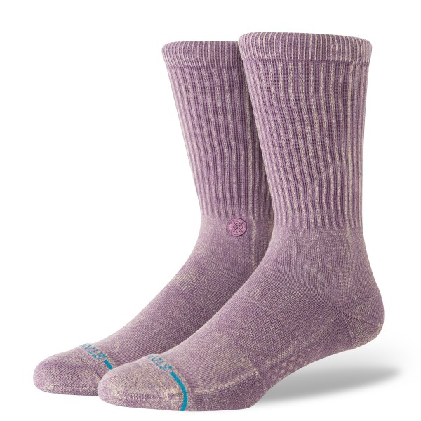 STANCE NOGAVICE ICON DYED CREW PLUM