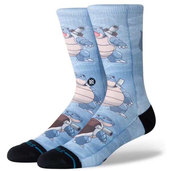 STANCE NOGAVICE BLASTOISE AOP CREW BLUE