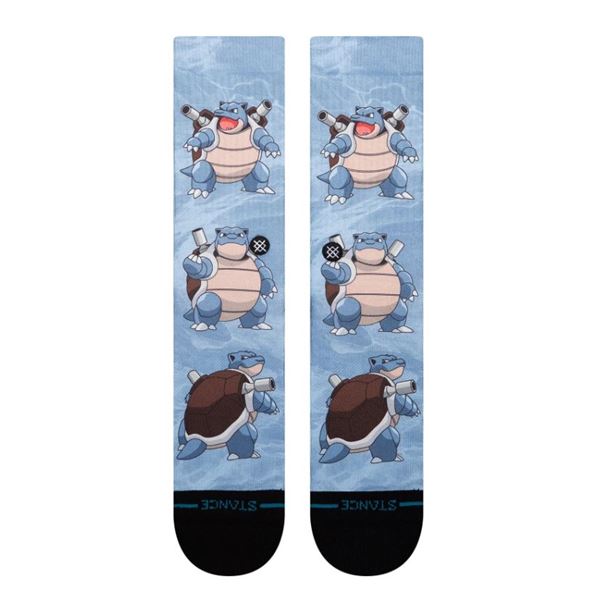 STANCE NOGAVICE BLASTOISE AOP CREW BLUE