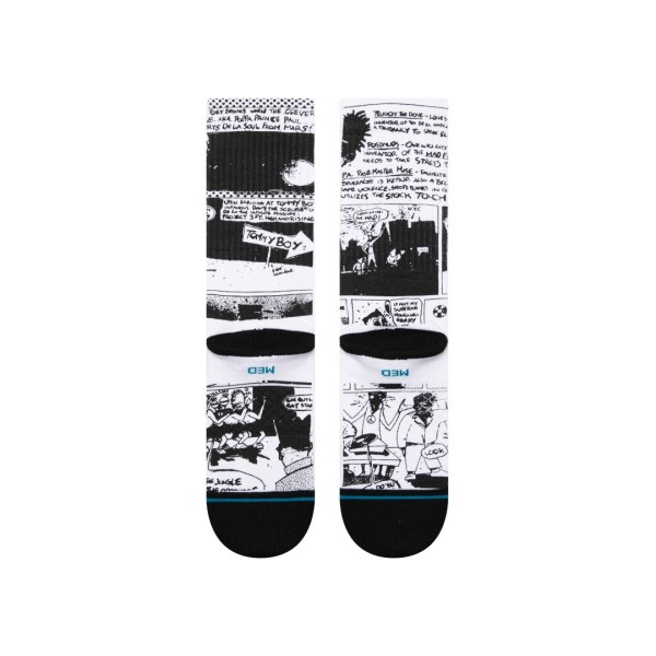 STANCE NOGAVICE  THE SLEEVE CREW BLACKWHITE