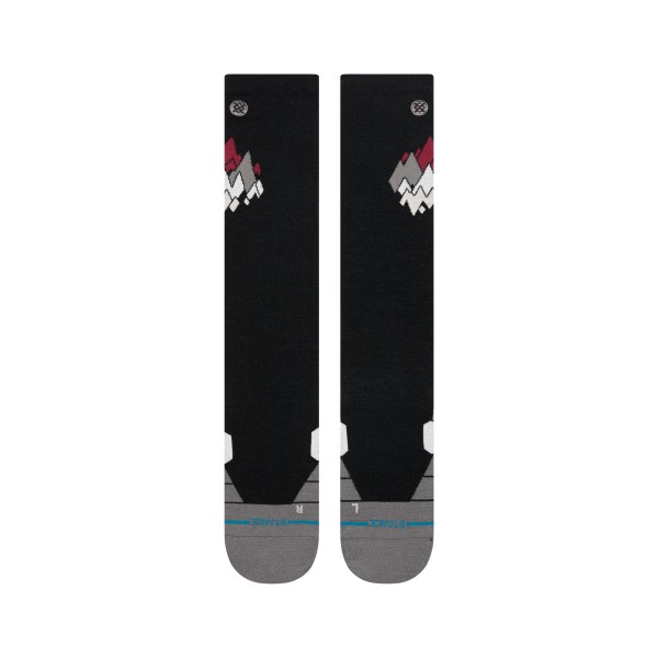 STANCE VOLNENE TEHNIČNE ZELO TANKE NOGAVICE PEAKS SNOW OTC BLACK